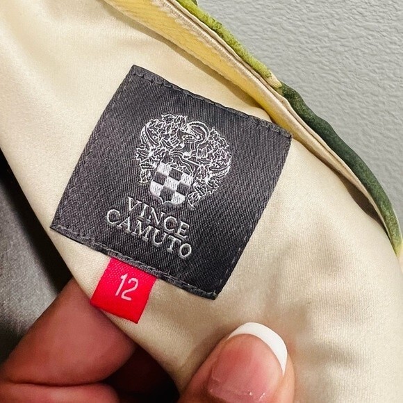 NWT Vince Camuto Backless Handkerchief Dress ‼️Tagged Sz. 12 - Fits like an 8? - Picture 10 of 15